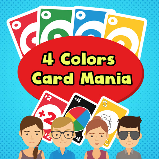 4 Colors Card Mania 2 player online card battle