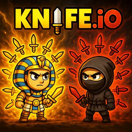 Knife.io 2 player local and online battle gameplay