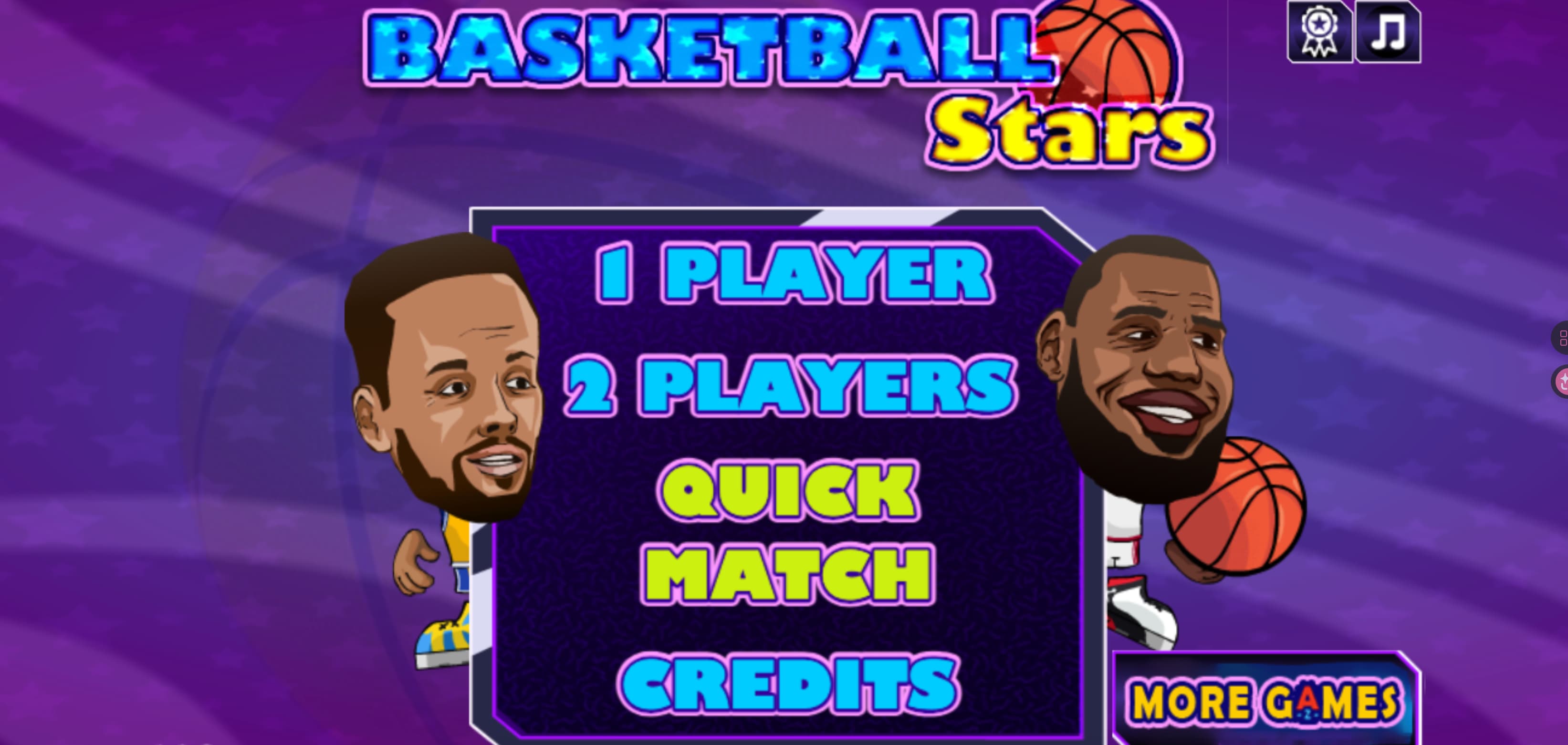 Basketball Stars 2 player head to head game action