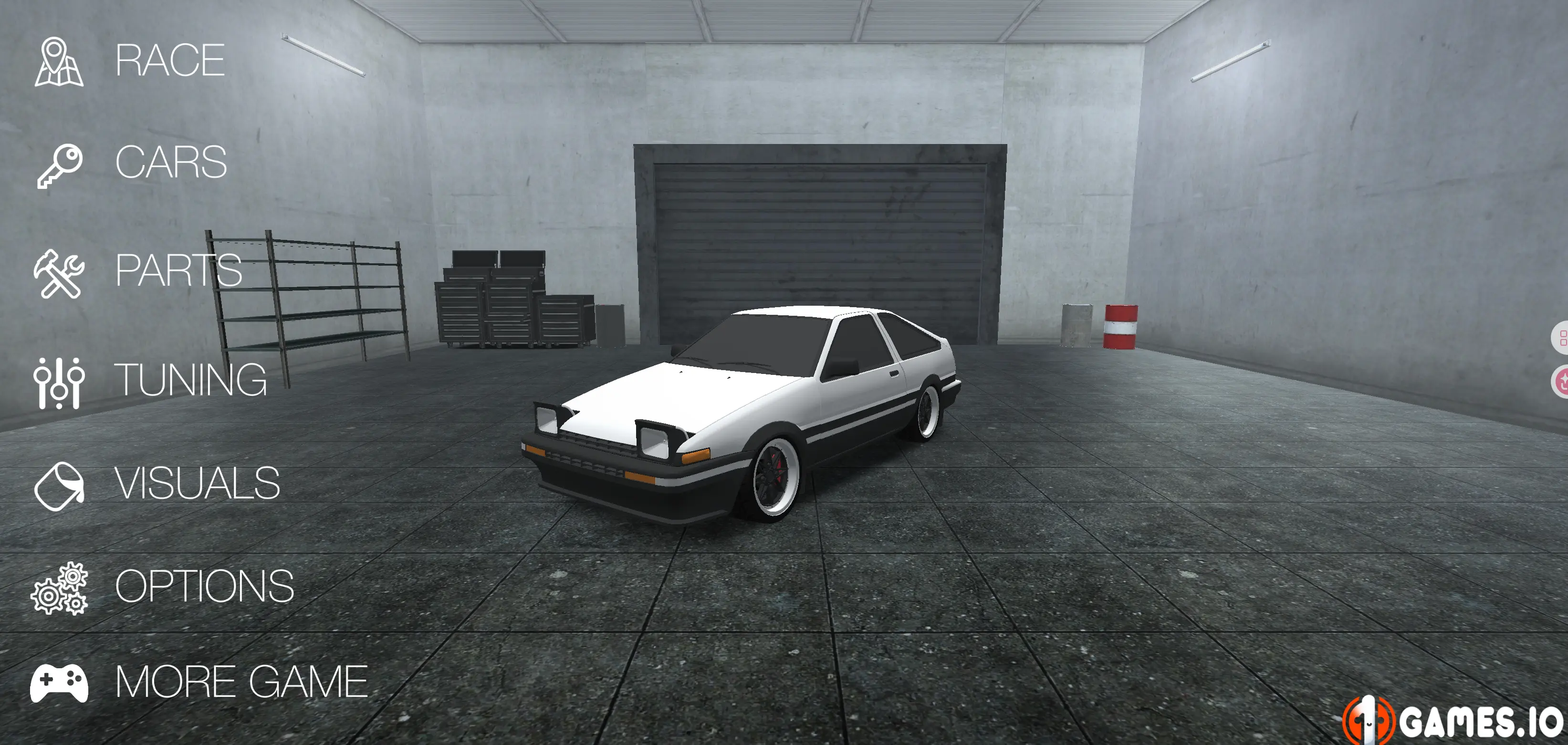 Drift Hunters 3D car drifting action on 2player.online